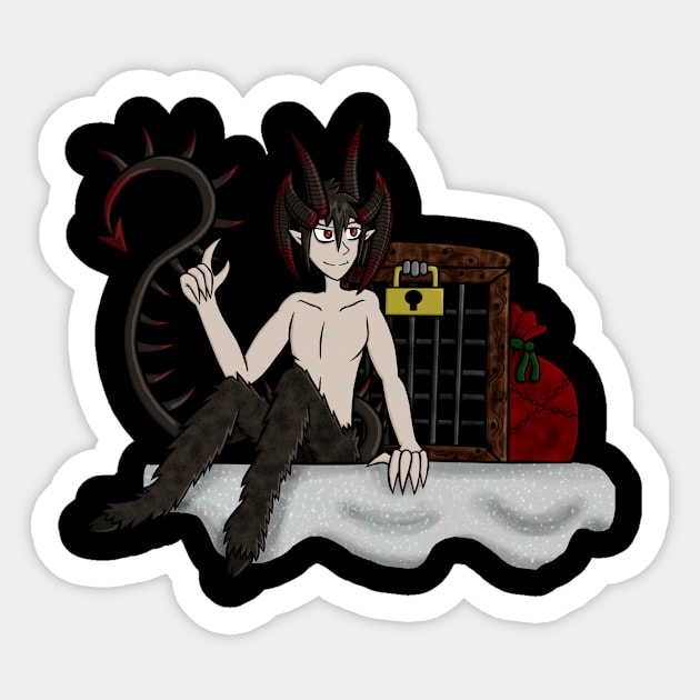 Krampus Sticker by Dante6499